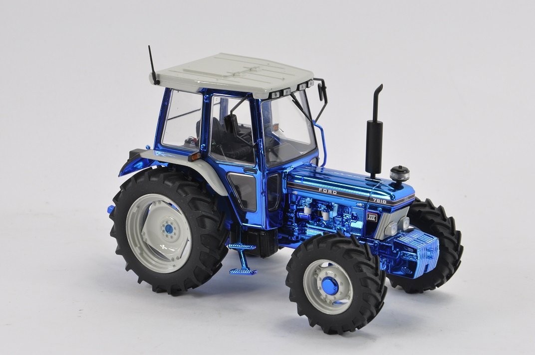 Ford 7810 Blue Chrome Limited Edition Traktor 132 Uh Universal Hobbies